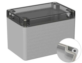 Obudowa ogólnego użytku ekranowana Szary IP66 Silikon, 80 x120 x85mm, RS PRO 5U2