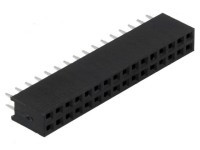 PS-D-26S Gniazdo PS do druku 2x13 pin (do listew PH 2.54) , dwurzędowe, proste