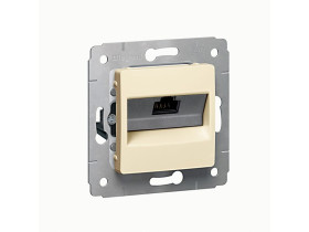 CARIVA Gniazdo komputerowe 1xRJ45 kat.6 utp kremowe 773741 LEGRAND