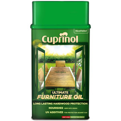 Cuprinol 5212403 Ultimate Furniture Oil Mahogany 1 litre
