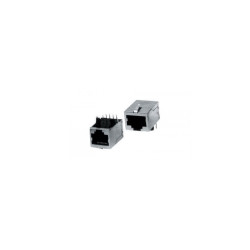 Gniazdo RJ45 8P8C + ekran lutow. do płytki MF5688/S
