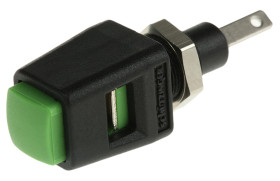 Wtyk montażowy, Zielony, 5A