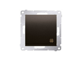 SIMON 54 Wyłącznik krzyżowy zaciski śrubowe brąz mat DW7A.01/46 KONTAKT SIMON