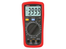 Uniwersalny miernik cyfrowy Pomiar napięcia, prądu, rezystancji i pojemności UT-39A