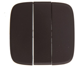 VALENA ALLURE Klawisze łącznika potrójnego czarny 755038