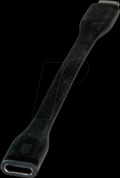 11029079 USB 4.0 extension, 40 Gbit/s, 100 W, flat, 0.115 m