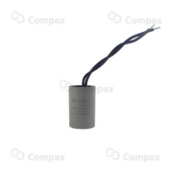 Kondensator silnikowy, CBB60, 2uF, 450 V AC, 5%, 26x40mm, -40 +70°C, przewody 100mm, BM