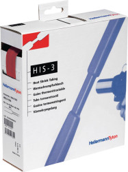HellermannTyton 308-32402 Rurka termokurczliwa bez kleju HIS-3-24/8-PO-X-RD, 3:1, od 24 mm do 8 mm, 4 m