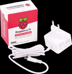 KSA-15E-051300-HE/EU/WT Raspberry Pi - Power supply, 5.1 V, 3.0 A, USB Type-C, EU plug,