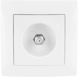 Gniazdo RTV VCX LC 45 Biały