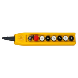 Kaseta suwnicowa 8-otworowa przycisk z kluczykiem/bezp./4xNO+NO/2xNO PKS-8\W05