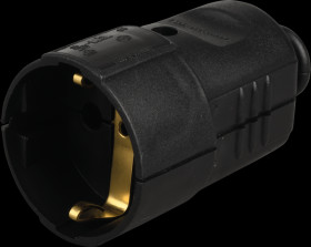 912.170 Coupling, type F – CEE 7/3, 16 A, black