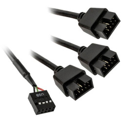 Lian Li PW-U2HB USB adapter Black PC Housing Accessories