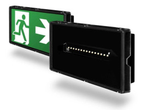 Oprawa ewakuacyjna/awaryjna VELLA SO 150 M 1H AT IP65 BLK + (VD3, VD4, VD5) / 93813