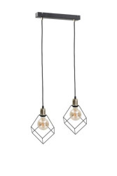 Lampa wisząca loftowa 2xE27 RUBEN GOLD