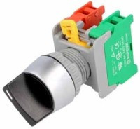 PRZELO1/2B Przełacznik obrotowy 1 sekcja 2 pozycje NC+NO czarny