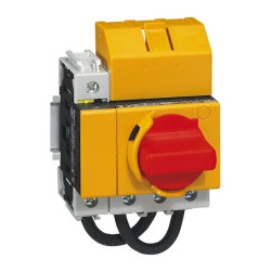 Rozłącznik izolacyjny z dźwignią obrotową dla instalacji fotowoltaicznych 600V DC 2-biegunowy 25A 414262