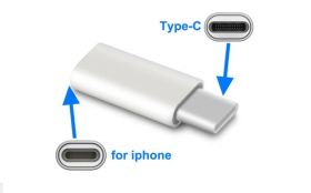 PRZEJŚCIE WTYK USB C NA GNIAZDO IPHON