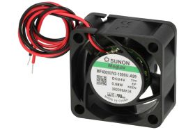 Wentylator; MF40202V2-1000U-A99; 40x40x20mm; magnetyczne Vapo; 24V; DC; 0,68W; 13,08m3/h; 21dB; 25mA; 7000RPM; 2 przewody; Sunon