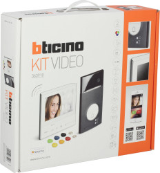 Bticino FLEX VIDEO L3000 BLACK + X13E Zestaw wideodomofonowy WLAN Jednostka wewnętrzna wideo, Jednostka zewnętrzna czarn
