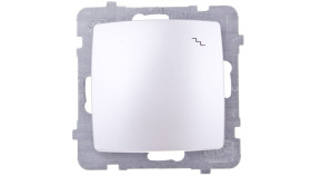 Karo Łącznik Schodowy Srebrny Perłowy Łp-3S/M/43