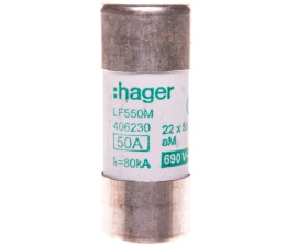 Bezpiecznik cylindryczny 22x58 aM 50A LF550M