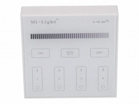Panel MiLight 4strefy MONO biały bat sterownik B1