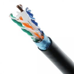Kabel zewnętrzny FTPz kat.6A F/UTP 4x2x0,57 SecurityNET 500m