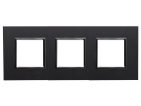 DANTE Ramka 3 potrójna onyx czarny 4590283 KOS