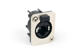 Złącze XLR 8 -pinowe Montaż na płytce drukowanej XLR Żeński Metal