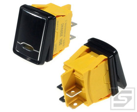 Przełącznik TS3-KCD4-201N-9Y/B;30A; 220V;k. podśw. żółty;ON-OFF;IP67