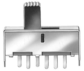 Przełącznik suwakowy, DPST, Montaż panelowy, 30V dc, 350 mA przy 30 V DC, -20 → +85°C, KNITTER-SWITCH