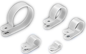 Zacisk kablowy 6.4mm 20 x 10 x 1.4mm materiał: Nylon 66 Naturalny zacisk kablowy