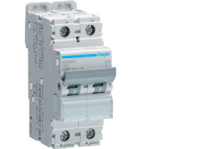 Wyłącznik nadprądowy C 63A 1P+N 10kA NCN263 HAGER