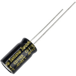 Suntan TS13DE1J101MSB040R 100uF 63V &#x2B;/-20% 8*14mm P:3.5mm Radial Alum Elec Cap