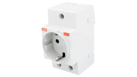 M1175 Gniazdo Typu F 250Vac 16A Na Szynę Din