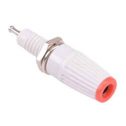 Red 4mm Binding Post Grey Body M8