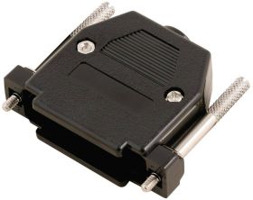 Obudowa do złącza D-SUB 9 pin Encitech 2360-0102-21, tworzywo sztuczne UL, czarny