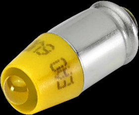 LED lamp, MG/T1 3/4, 12 V (DC), 12 V (AC), yellow, 10-2J09.1064