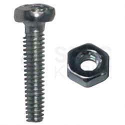 Śrubka M2x8 z nakrętką do mocowania adapterów światłowodowych FO 100szt.