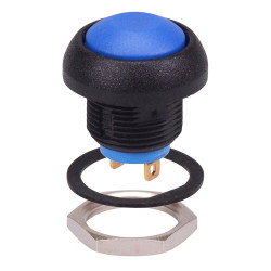 ISR3SADB00 Blue Momentary 12mm Push Button Switch SPST IP67 APEM