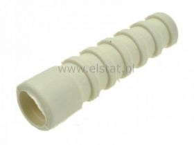 Odgiętka gumowa na RG59 ( BNC ) biała