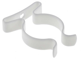 Zacisk sprężynowy średnica zacisku 25.4mm Stalowe średnica otworu 4BA szerokość całkowita 30.16mm RS PRO