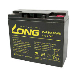 Long WP22-12NE VRLA Battery 12V 22Ah AGM 181x167x76mm M5 Maintenance-Free