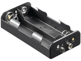 4x C (Baby) koszyk na baterie Przycisk