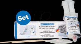 10058777 Epoxy adhesive set, fast-metal, anthracite, 24 ml