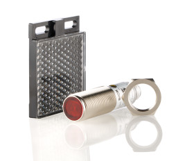 Czujniki fotoelektryczne Retrorefleksyjny cylindryczny RS PRO PNP zakres 50 mm → 7 m. LED