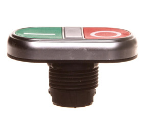 Przycisk dwuklawiszowy zielony/czerwony I-0 z podświetleniem z samopowrotem LPCBL7123