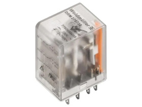 DRM570012 Przekaźnik elektromagnetyczny 4PDT Ucewki: 12VDC 5A/250VAC