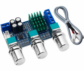 WZMACNIACZ STEREO 2x80W 12-24V TPA3116D2 NE5532 (AMP-82113)